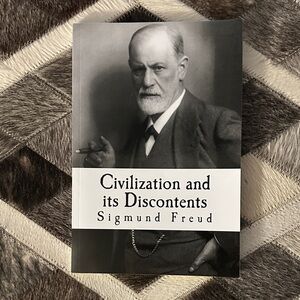 Civilization and its Discontents by Sigmund Freud — Black & White Cover